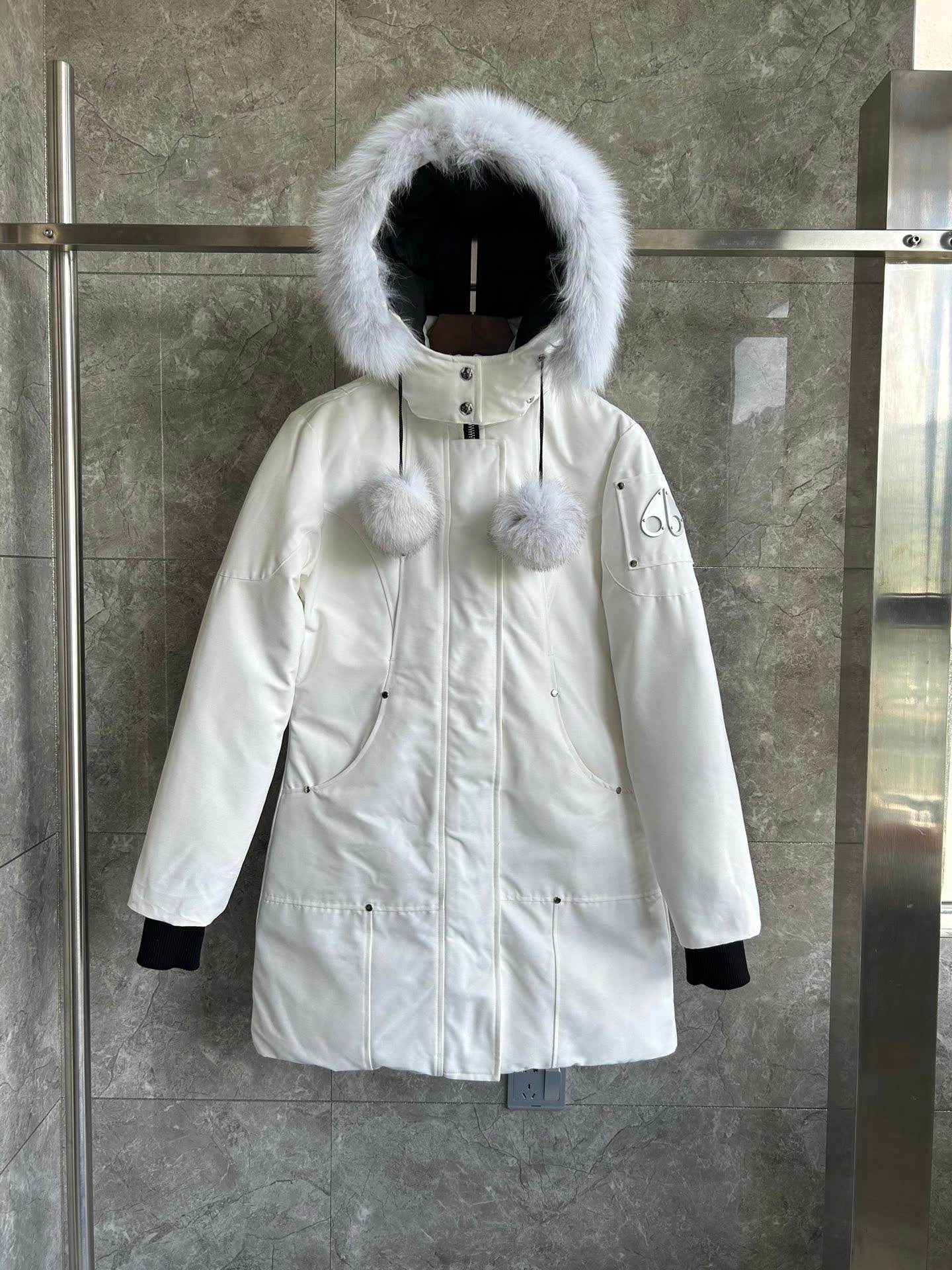 Moose Knuckles Hooded Long Down Parka Moose Knuckles Hooded Long Down Parka